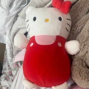 Squishmallows Red and White Stuffed Animal